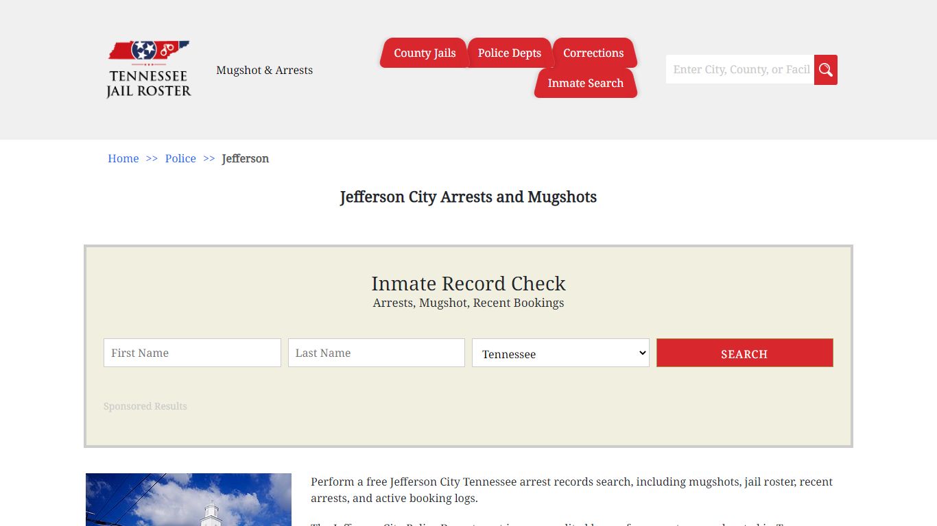 Jefferson City Arrests and Mugshots | Jail Roster Search